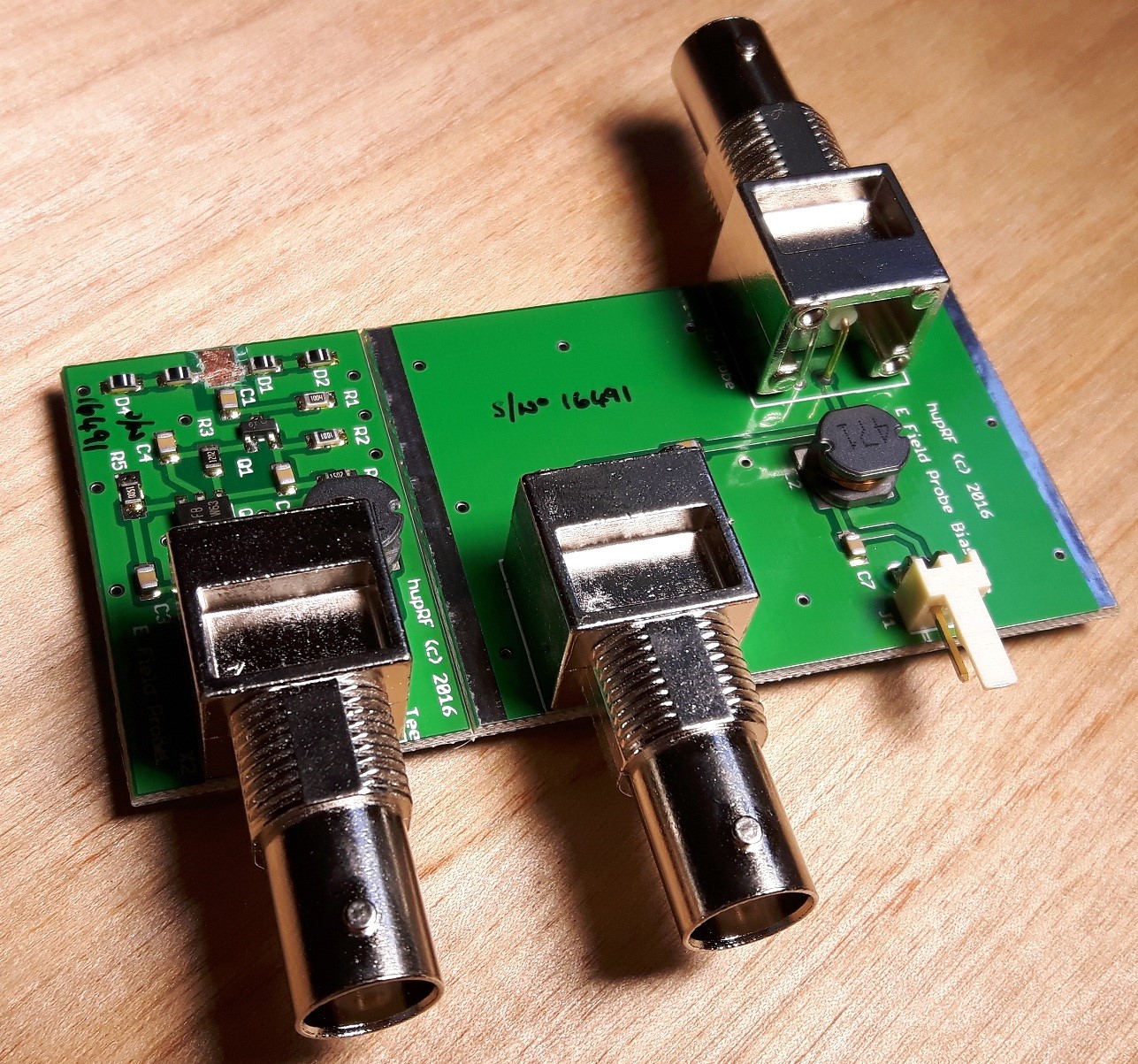 E-Field active amplifier and Bias-T The Invisible Universe